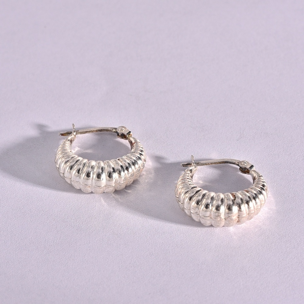 Sterling Hoop Earrings